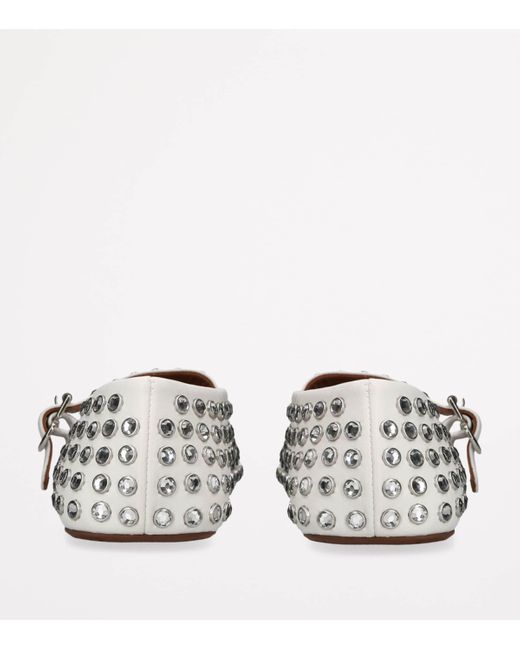 Alaïa White Ballerina Flat