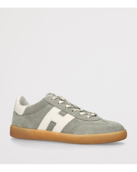 Hogan Green Suede Cool Sneakers