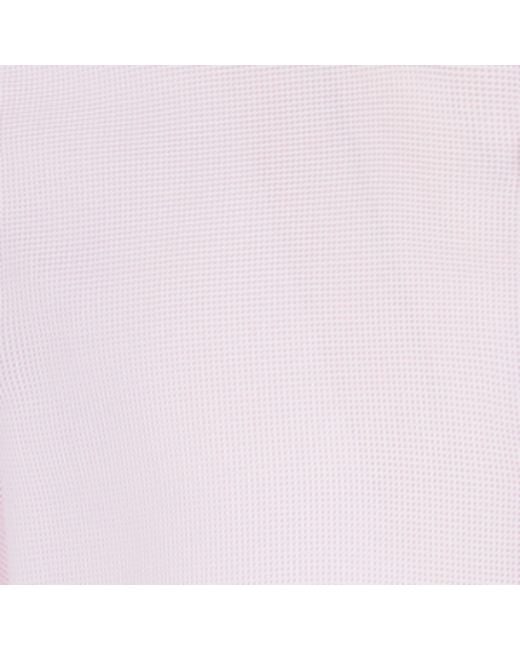 Tom Ford Pink Cotton Check Slim Shirt for men