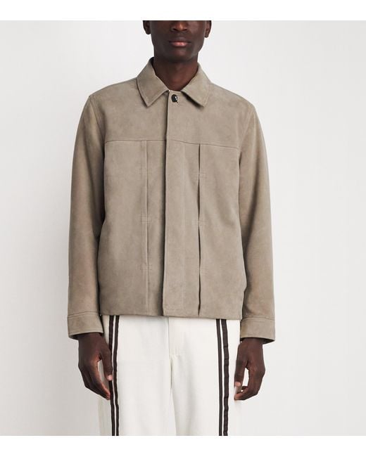 Rag & Bone Brown Suede Panelled Jacket for men