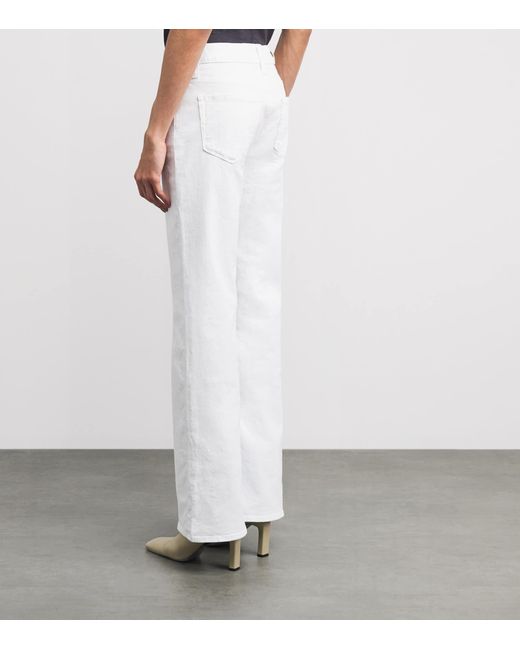 PAIGE White Sofia Flared Jeans