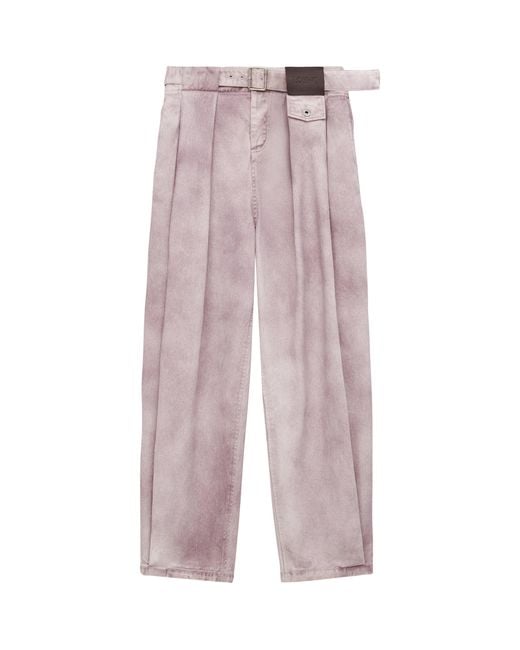 Loewe Purple Straight Leg Jeans