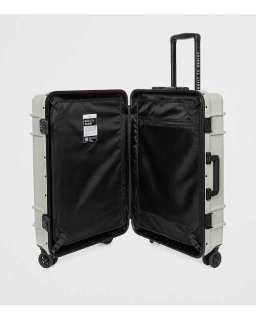 Eastpak Gray Resistr Medium-Size Hard Shell Suitcase