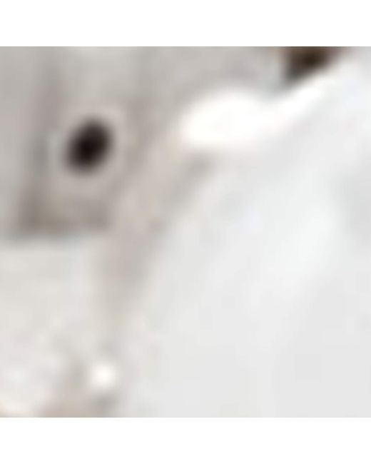 McQueen White Faux Pearl And Skull Charm