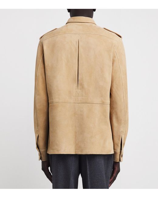 Ralph Lauren Natural X Wimbledon Suede Safari Jacket for men