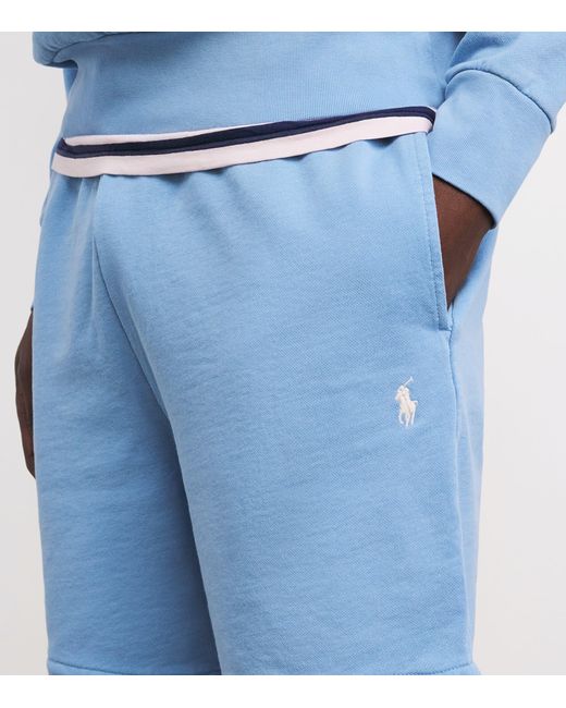 Polo Ralph Lauren Blue Cotton Terry Shorts for men
