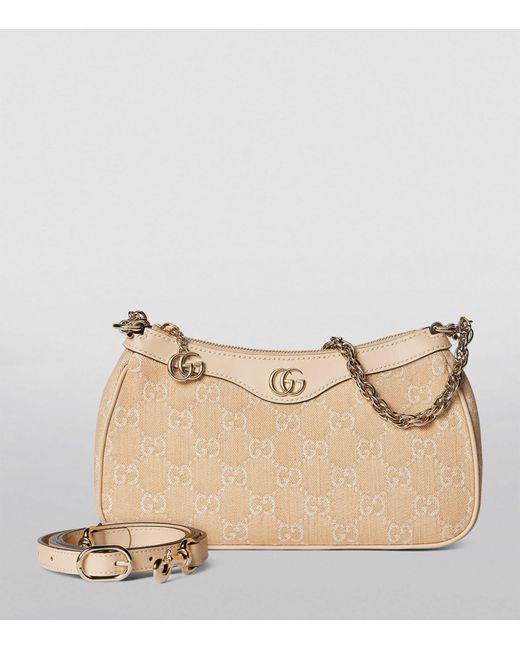 Gucci Natural Small Ophidia Gg Shoulder Bag