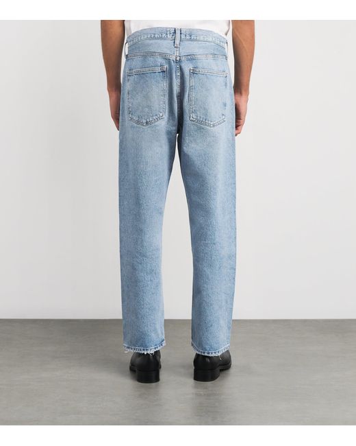 Agolde Blue 90's Straight Jeans for men