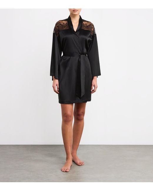 Aubade Black Midnight Whisper Kimono