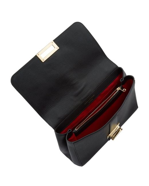 Aspinal Black Small Leather Lottie Cross-Body Bag