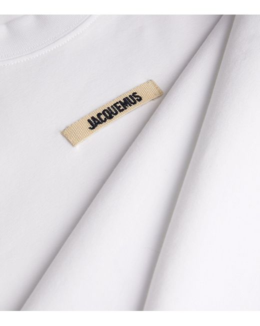 Jacquemus White Logo Patch T-shirt