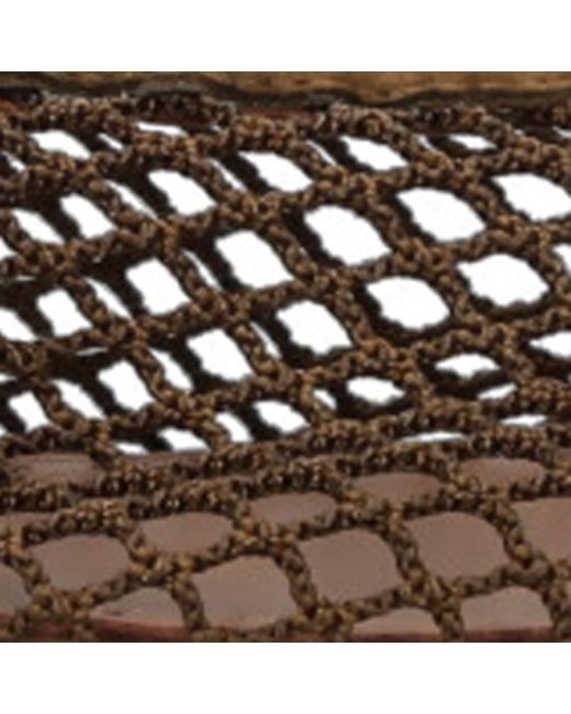 Alaïa Brown Mesh Ballet Flats