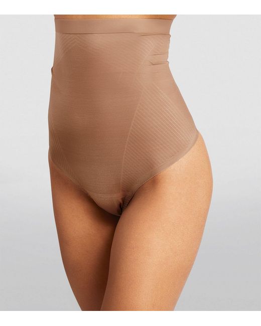 Spanx Brown Invisible Shaping High-waist Thong