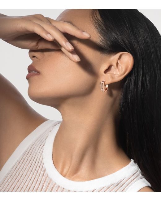Messika Metallic Move Classique And Diamond Hoop Earrings