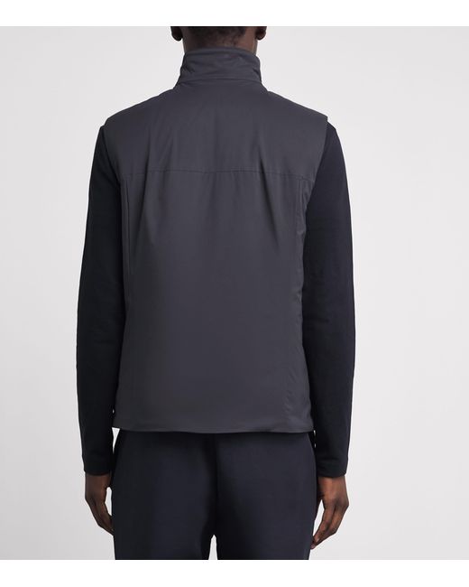 Boss Blue Water-Resistant Logo Gilet for men
