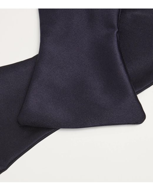 Giorgio Armani Blue Silk Bowtie for men