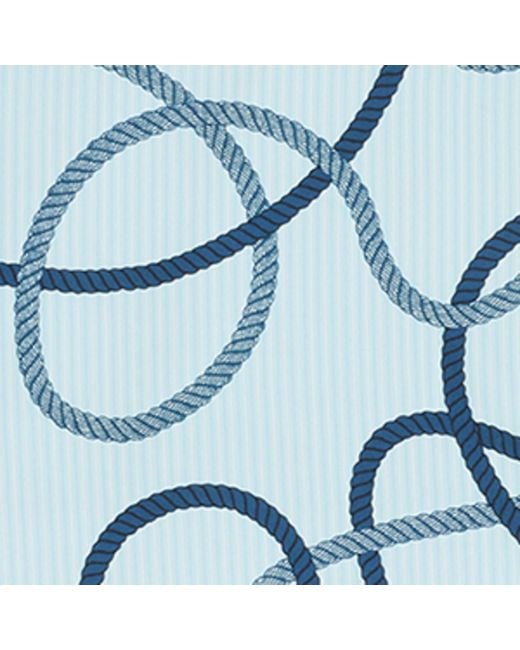 Loewe Blue Silk Twill Scarf