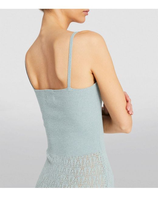Barrie Blue Cashmere-lace Summer Dress