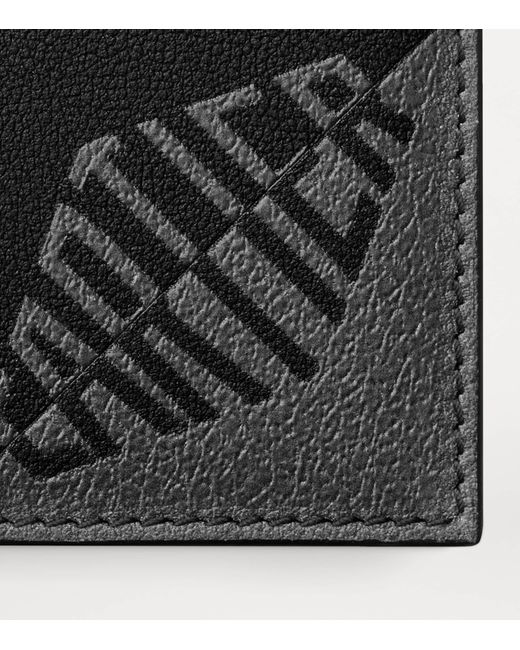 Cartier Black Calfskin Losange Shadow Card Holder for men