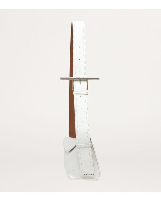 McQueen White Leather The Sling Bag