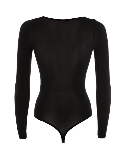 Wolford Black Buenos Aires String Bodysuit