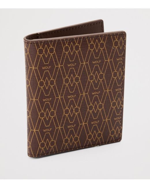 Wolf Brown Signature Id Card Case
