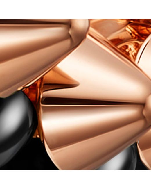 Cartier Metallic And Onyx Clash De Hoop Earrings