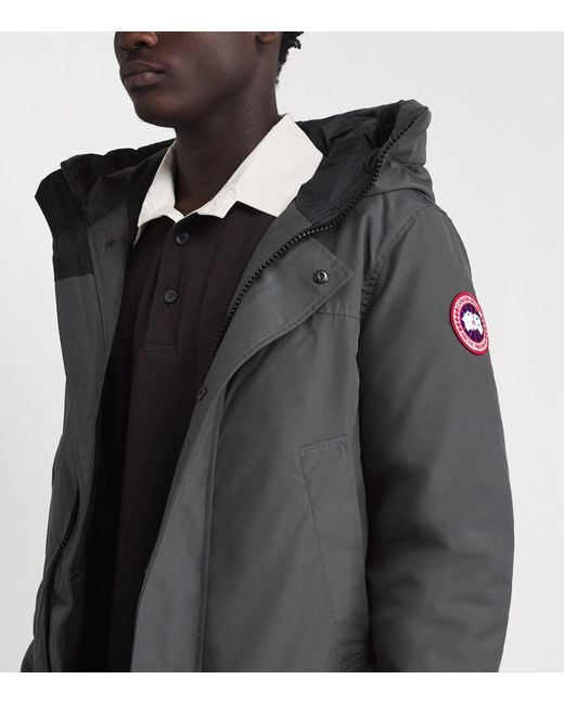 Canada Goose Gray Down Langford Parka Jacket for men