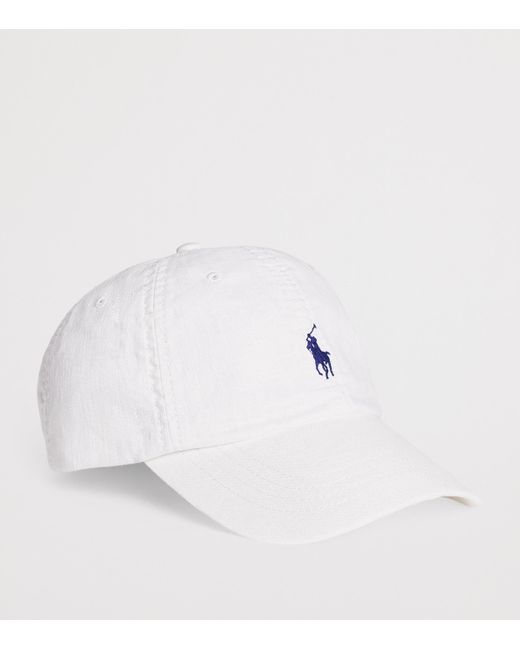 Polo Ralph Lauren White Polo Pony Baseball Cap for men