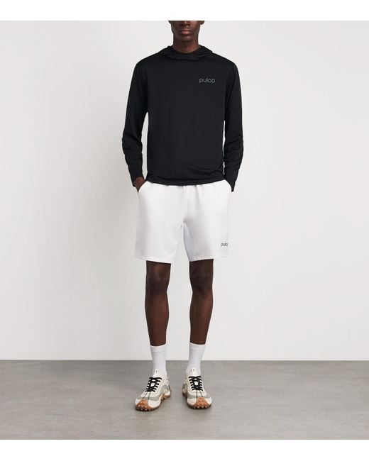 Pulco Studios Black Hooded Playing Top for men