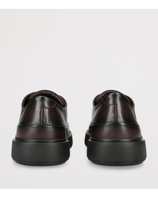 Officine Creative Black Leather Release Sneakers for men