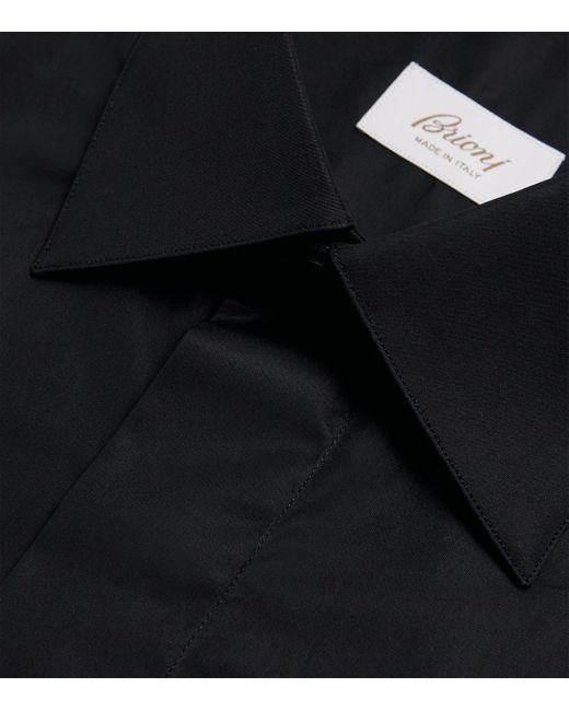 Brioni Black Cotton Shirt for men