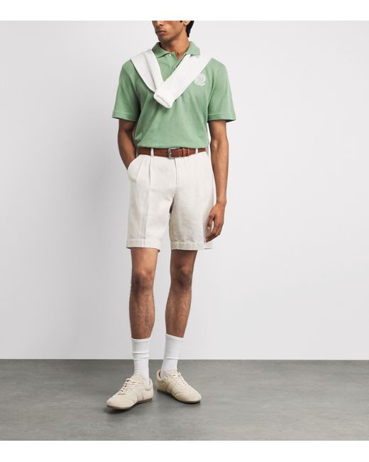 Polo Ralph Lauren Green X Wimbledon Cotton Mesh Polo Shirt for men