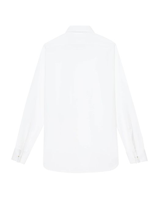 Tom Ford White Cotton Poplin Slim-Fit Shirt for men