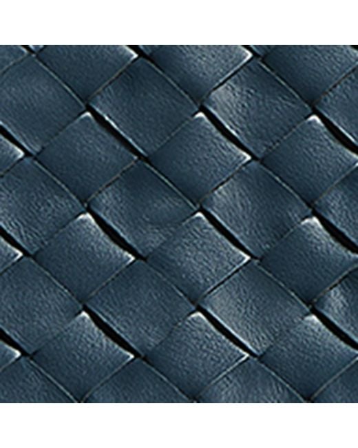 Bottega Veneta Blue Zipped Intrecciato Tote Bag for men