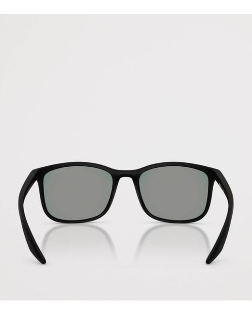 Prada Linea Rossa Purple Pra08S Rectangular Sunglasses for men