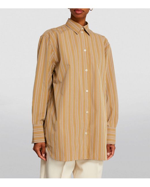 Totême  Natural Organic Cotton Striped Shirt