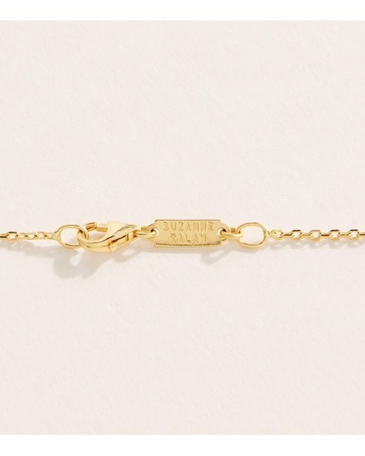 Suzanne Kalan Metallic And Sapphire Infinite Roundelle Pendant Necklace