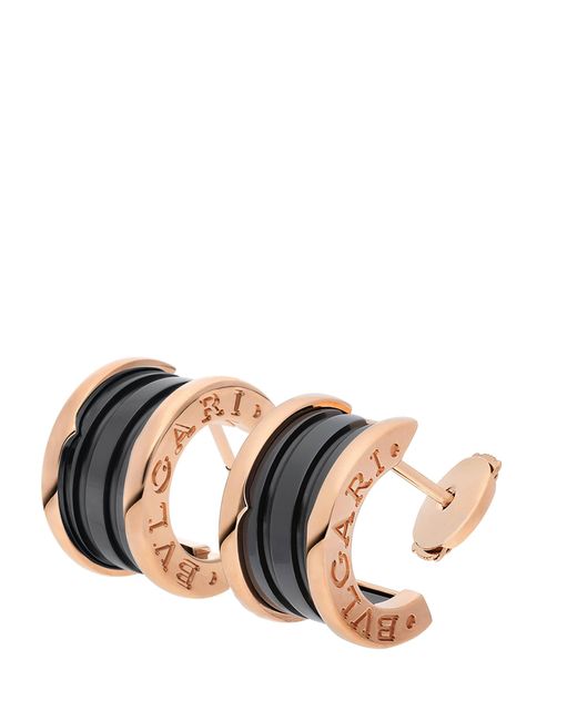 BVLGARI Metallic And Ceramic B.Zero1 Earrings