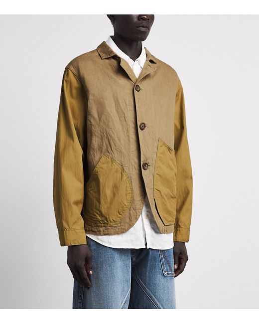 Kapital Natural Linen Ringoman Overshirt for men