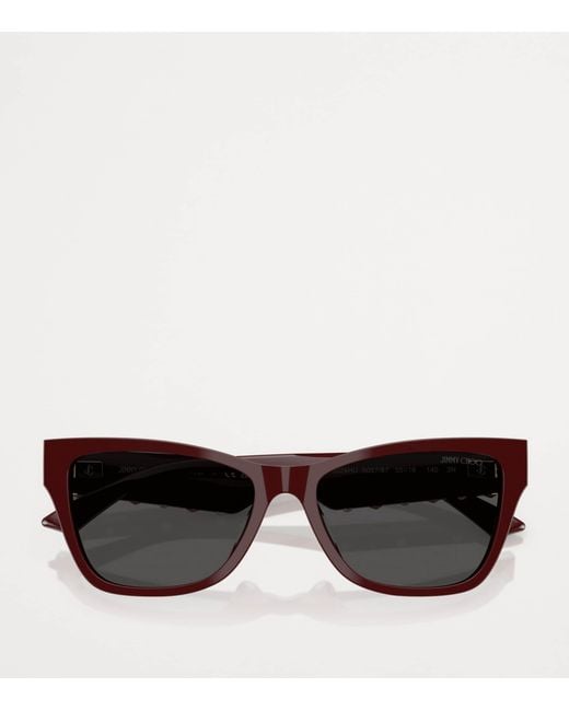 Jimmy Choo Brown Acetate Jc5024Hu Sunglasses
