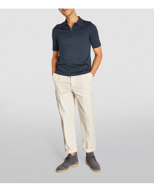 Sandro Blue Polo Shirt for men