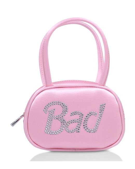 AMINA MUADDI Silk Super Amini Baddie Top-handle Bag in Pink - Lyst
