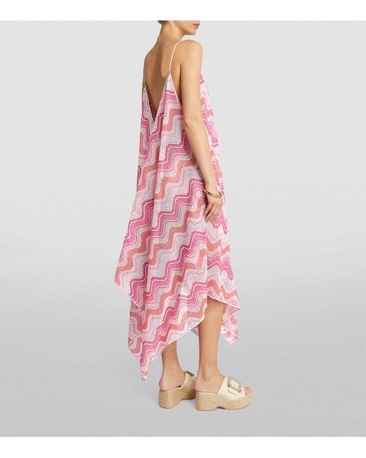 Missoni Pink Zigzag Beach Midi Dress