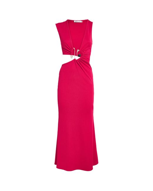Christopher Esber Spiral Crystal Cut-Out Maxi Dress in Pink | Lyst Christopher Esber Spiral Crystal Cut-Out Maxi Dress in Pink | Lyst