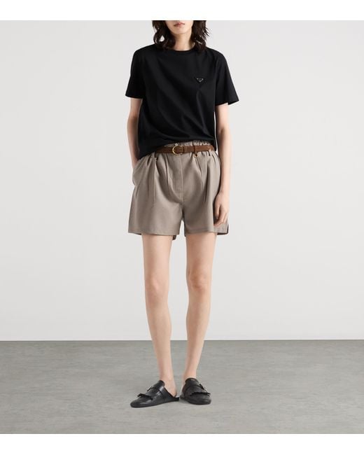 Prada Black Jersey T-Shirt