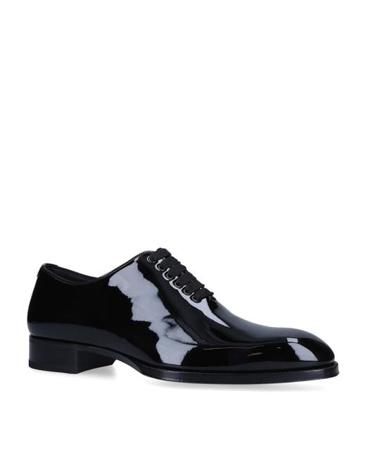 Tom Ford Black Elkan Oxford Brogues for men