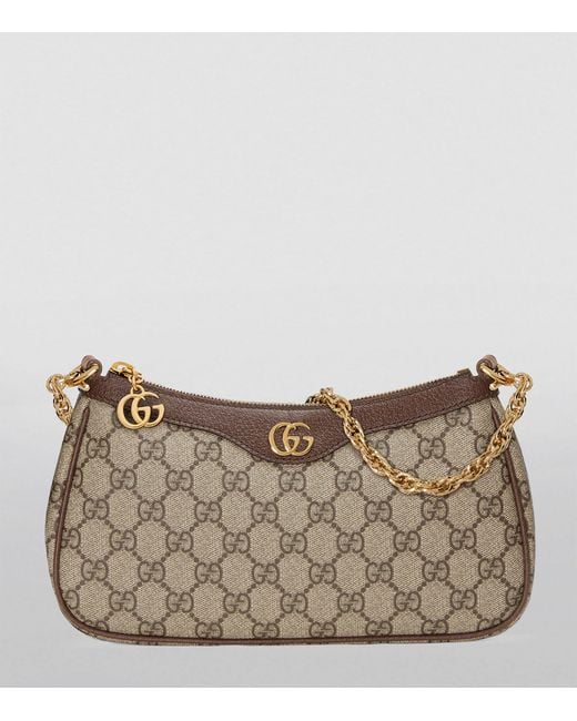 Gucci Brown Small Ophidia Shoulder Bag