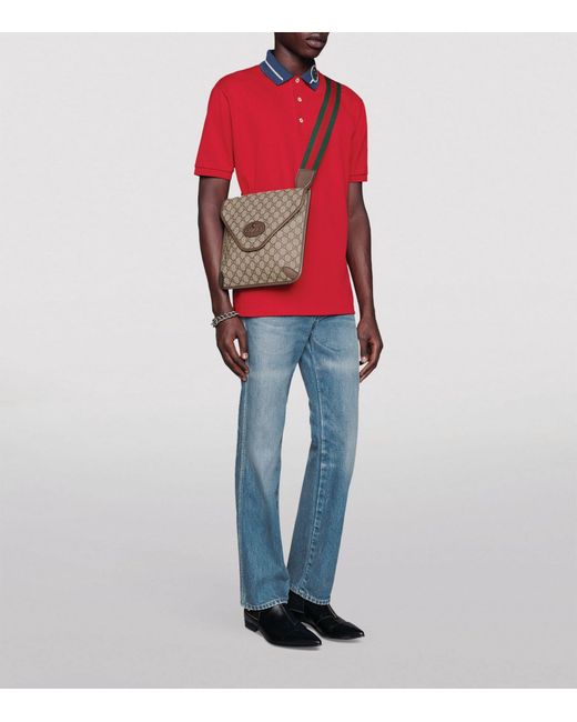 Gucci Brown Neo Vintage Medium Messenger Bag for men