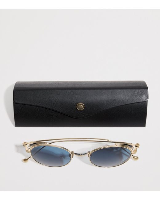 Matsuda Blue M3152 Round Sunglasses for men